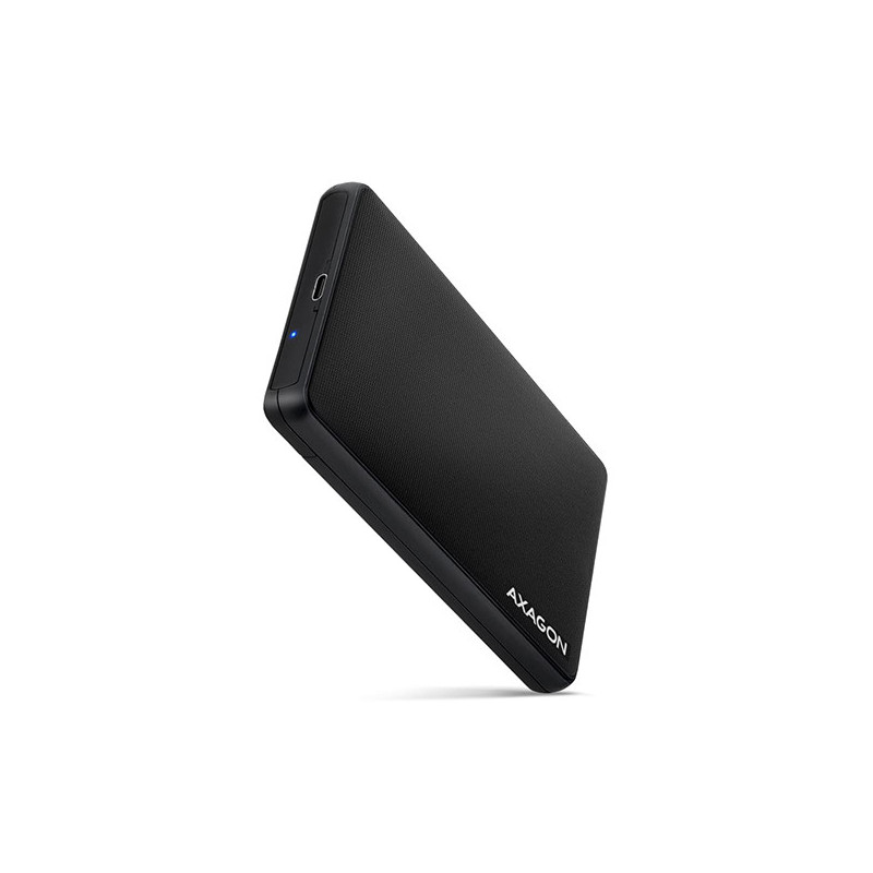 AXAGON EE25-SLC, USB-C 3.2 Gen 1 - SATA 6G 2.5" SLIDE box, bezskrutkový, čierny