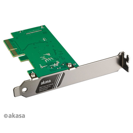 AKASA PCIe karta USB 3.2 Gen 2x2 interný konektor