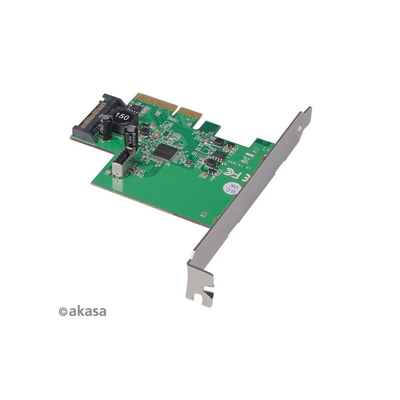 AKASA PCIe karta USB 3.2 Gen 2 interný konektor