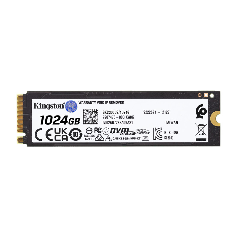 Kingston KC3000/1TB/SSD/M.2 NVMe/Heatsink/5R