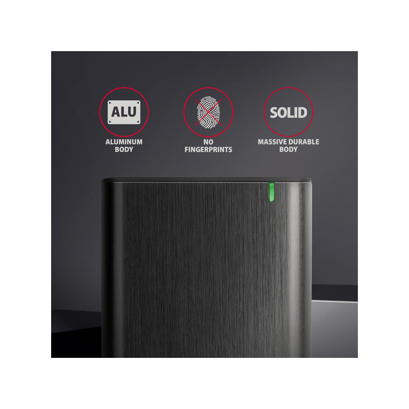 AXAGON EE25-A6M, USB 3.2 Gen 1 - SATA 6G 2.5" kovový RAW box, bezskrutkový
