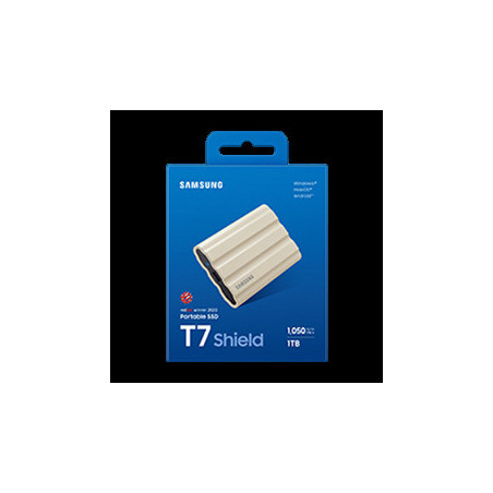 Samsung T7 Shield/1TB/SSD/Externý/2.5"/Béžová/3R