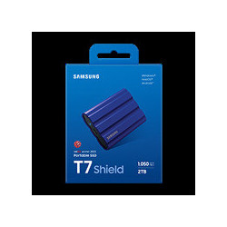 Samsung T7 Shield/2TB/SSD/Externý/2.5"/Modrá/3R