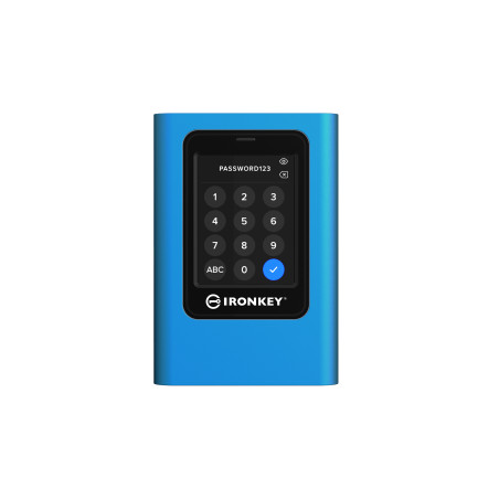 Kingston IronKey VP80/960 GB/SSD/Externý/2.5"/Modrá/3R