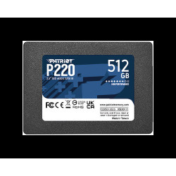 PATRIOT P220/512GB/SSD/2.5"/SATA/3R