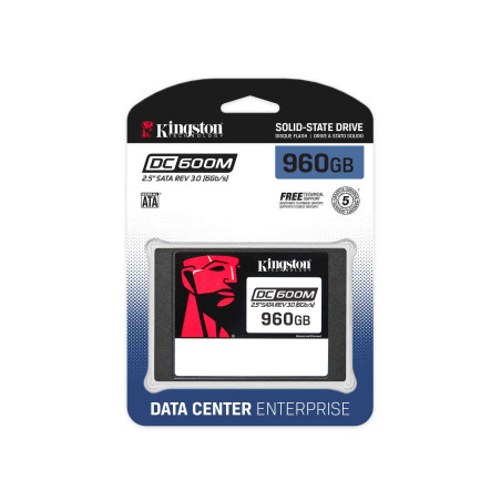 Kingston DC600M/960 GB/SSD/2.5"/SATA/5R