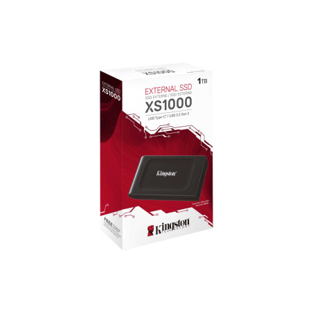 Kingston XS1000/1TB/SSD/Externý/Čierna/5R