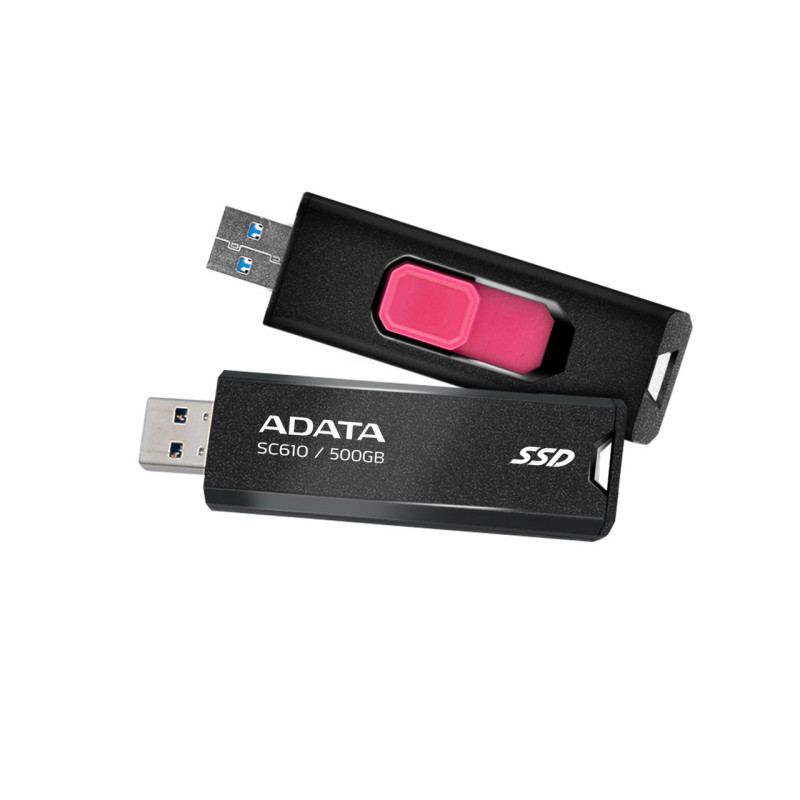 ADATA SC610/500GB/SSD/Externá/Čierna/5R