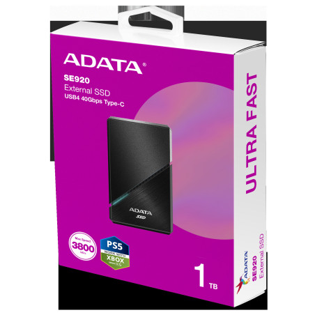 ADATA SE920/1TB/SSD/Externá/Čierna/5R