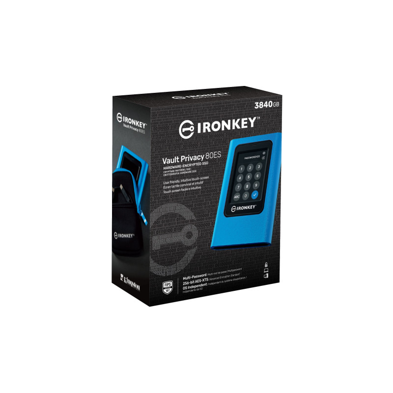 7680GB Kingston ext. SSD IronKey VP 80