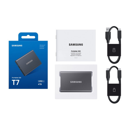 Samsung T7/4TB/SSD/Externý/Sivá/5R