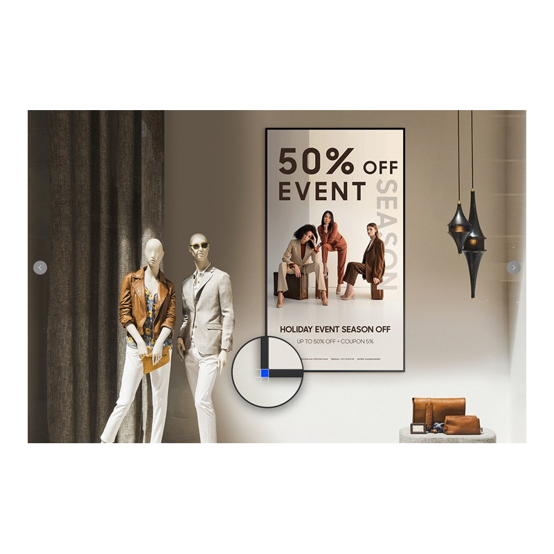 98" LED Samsung QH98C - 4K, 700cd, MI, 24/7