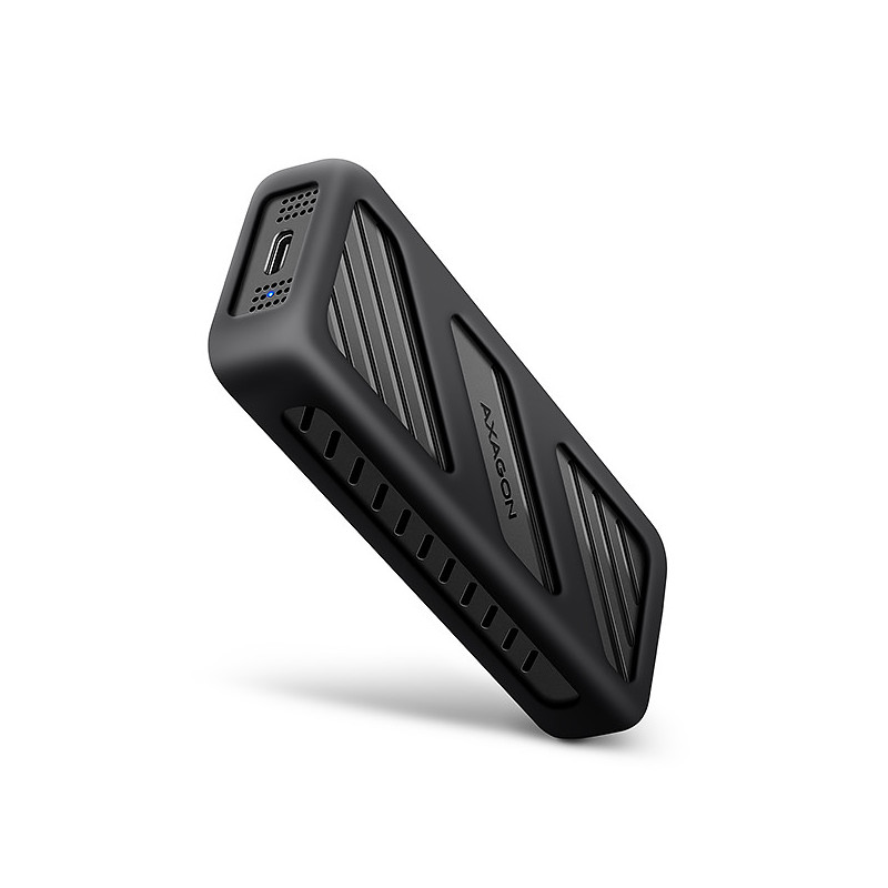 AXAGON EEM2-20G, USB-C 20Gbps - M.2 NVMe SSD kovový ARMORED box