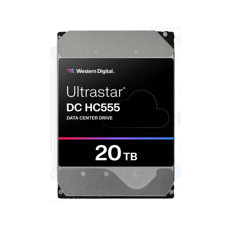 WD Ultrastar DC HC555/20TB/HDD/3.5"/SATA/M.2 SATA/7200 RPM/Strieborná/5R