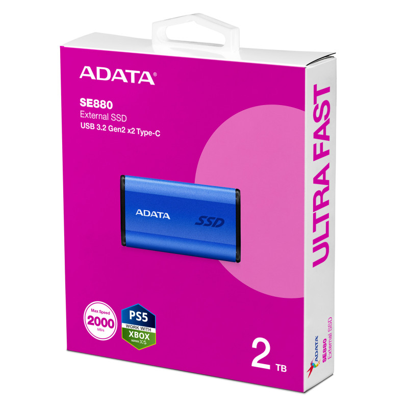 ADATA Elite SE880/2TB/SSD/Externý/Modrá/5R