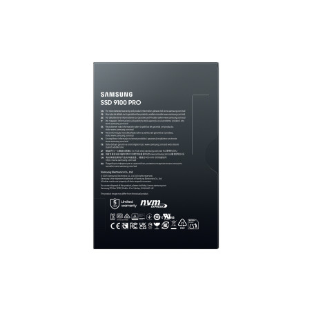 Samsung 9100 PRO/1TB/SSD/M.2 NVMe/Čierna/5R