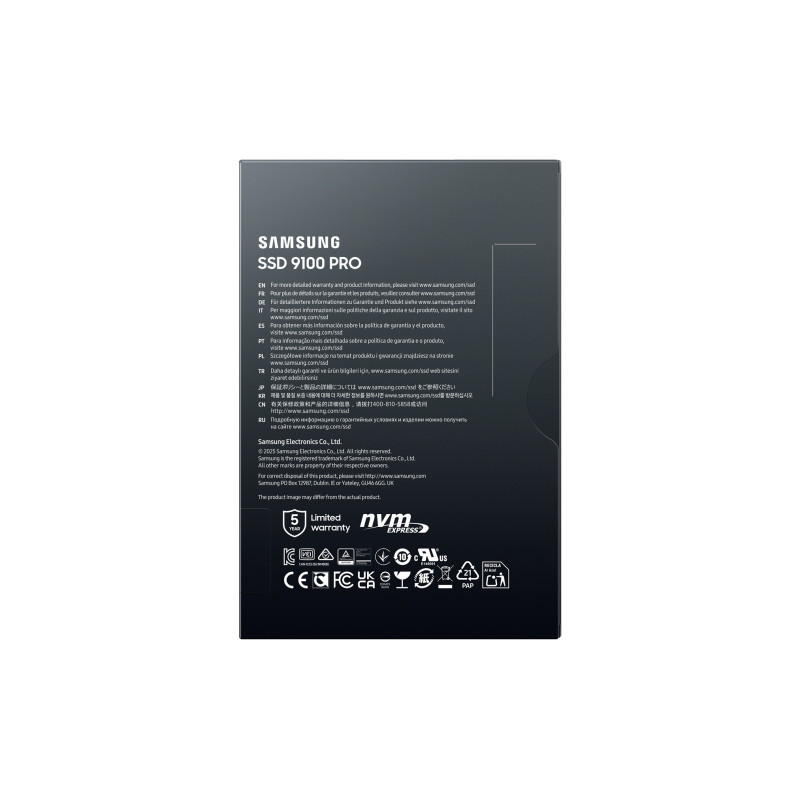 Samsung 9100 PRO/2TB/SSD/M.2 NVMe/Čierna/5R