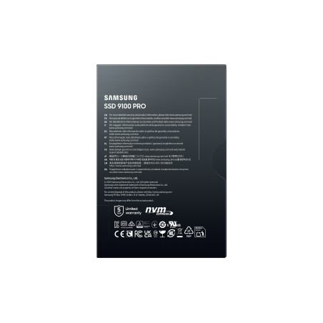 Samsung 9100 PRO/2TB/SSD/M.2 NVMe/Čierna/5R