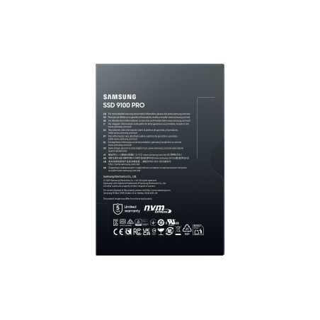 Samsung 9100 PRO/4TB/SSD/M.2 NVMe/Čierna/5R