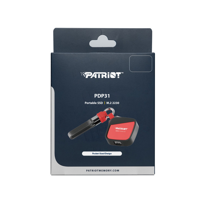 Patriot PDP31/2TB/SSD/Externý/0/Červená/3R