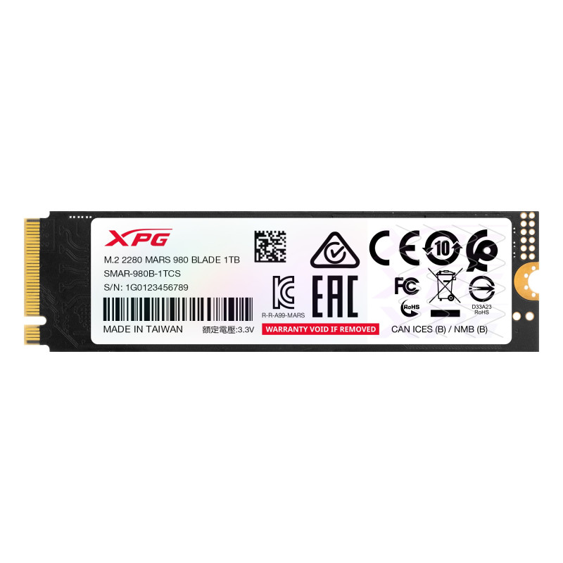 ADATA SSD 1TB XPG MARS 980 BLADE Gen5x4