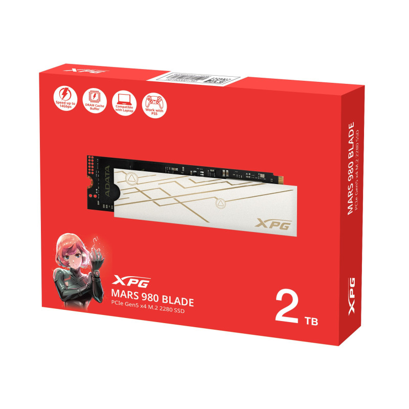 ADATA SSD 2TB XPG MARS 980 BLADE Gen5x4