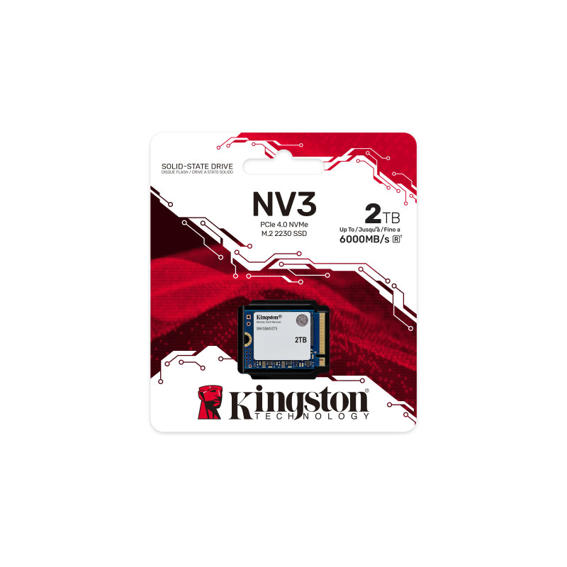 Kingston NV3 2230/2TB/SSD/SAS/M.2 NVMe/5R