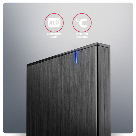 AXAGON EE25-XA6C, USB-C 5Gbps - SATA 6G, 2.5" kovový ALINE box