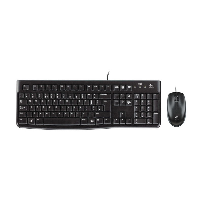 PROMO set Logitech MK120, drôtový, USB, CZ/ SK