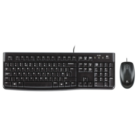 PROMO set Logitech MK120, drôtový, USB, CZ/ SK