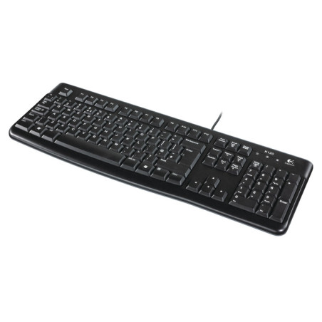 Logitech K120/Drôtová USB/ CZ- SK layout/Čierna
