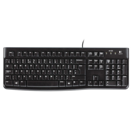 Logitech K120/Drôtová USB/ CZ- SK layout/Čierna