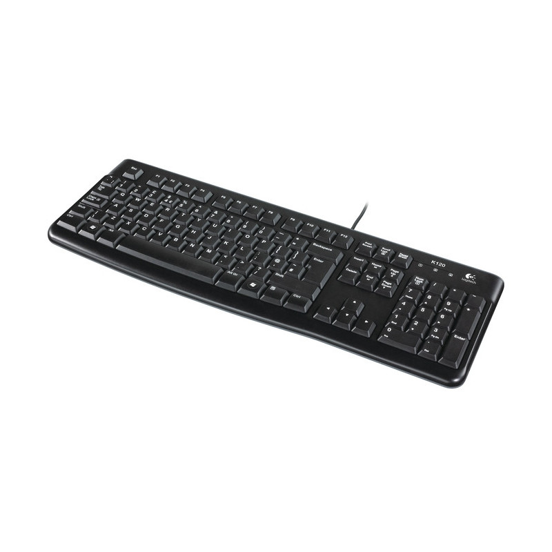 Logitech K120/Drôtová USB/ CZ- SK layout/Čierna