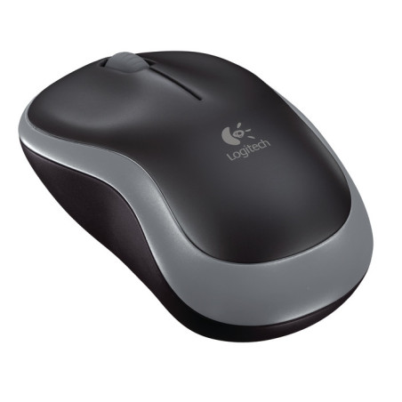Logitech M185 nano/Kancelárska/Optická/1 000 DPI/Bezdrôtová USB/Šedá