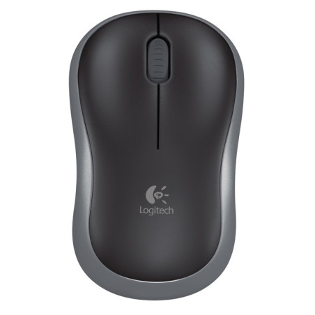 Logitech M185 nano/Kancelárska/Optická/1 000 DPI/Bezdrôtová USB/Šedá