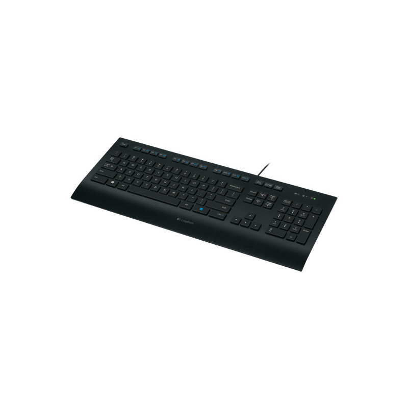 Logitech K280e/Drôtová USB/US layout/Čierna