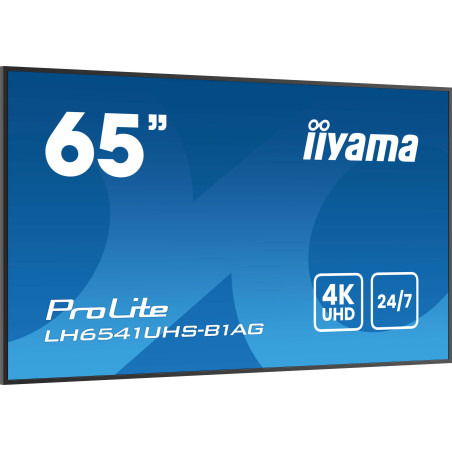 65" iiyama LH6541UHS-B1AG:VA,4K UHD,24/7