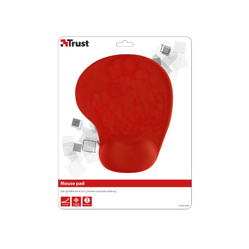 podložka TRUST BigFoot Gél Mouse Pad - red