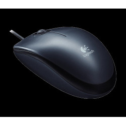 Logitech M90/Kancelárska/Optická/1 000 DPI/Drôtová USB/Čierna
