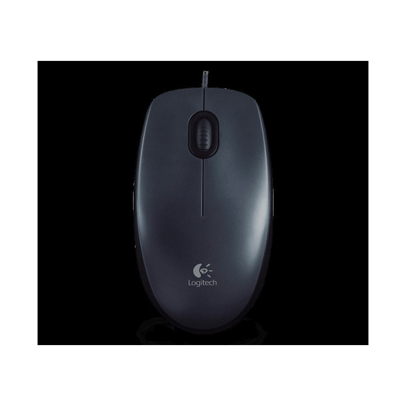 Logitech M90/Kancelárska/Optická/1 000 DPI/Drôtová USB/Čierna