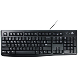 Logitech K120/Drôtová USB/US layout/Čierna