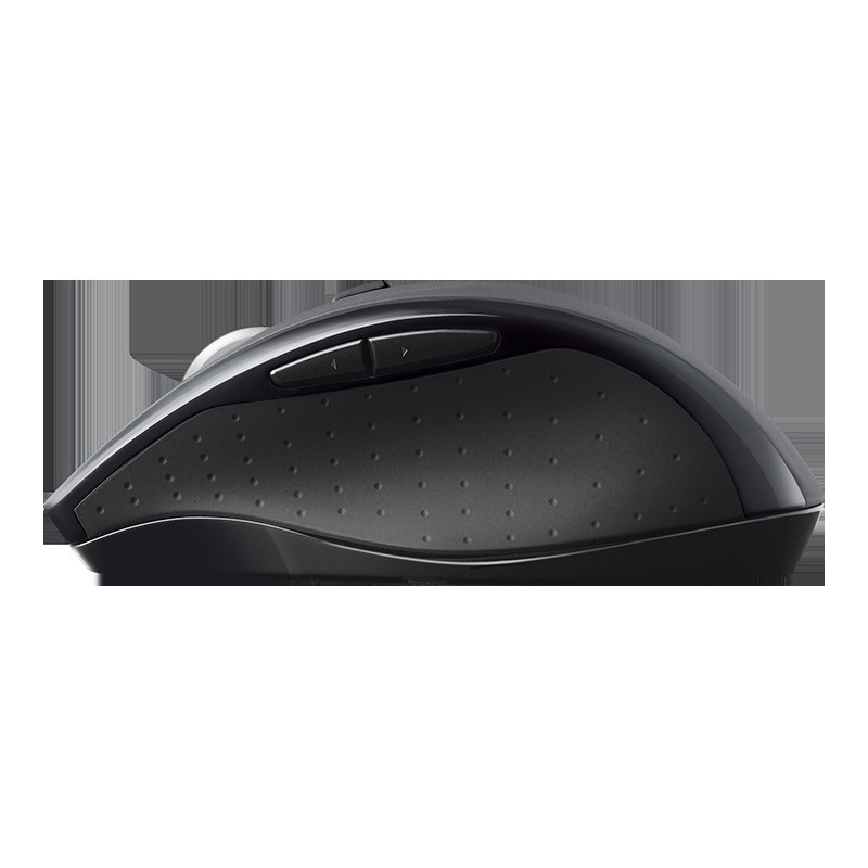 Logitech M705/Ergonomická/Optická/Pre pravákov/Bezdrôtová USB/Strieborná