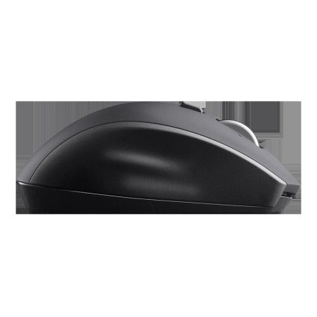 Logitech M705/Ergonomická/Optická/Pre pravákov/Bezdrôtová USB/Strieborná