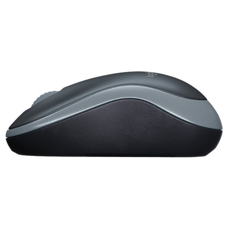 Logitech M185 nano/Kancelárska/Optická/1 000 DPI/Bezdrôtová USB/Šedá