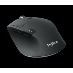 Logitech M720/Ergonomická/Optická/Pre pravákov/1 000 DPI/Bezdrôtová Bluetooth/Čierna