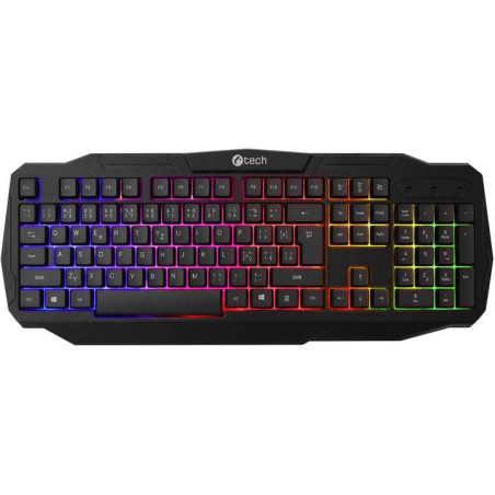 C-TECH Arcus GKB-15/Drôtová USB/ CZ- SK layout/Čierna