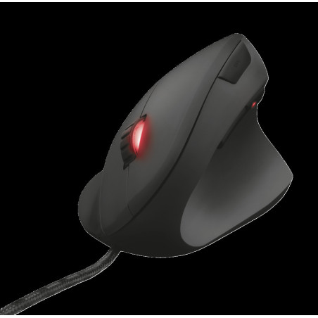 TRUST GXT 144 Rexx/Vertikálna/Optická/Pre pravákov/6 000 DPI/Drôtová USB/Čierna