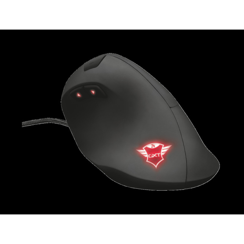 TRUST GXT 144 Rexx/Vertikálna/Optická/Pre pravákov/6 000 DPI/Drôtová USB/Čierna