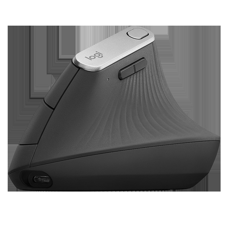 Logitech MX/Vertikálna/Optická/Pre pravákov/4 000 DPI/Drôtová+bezdrôtová/Čierna