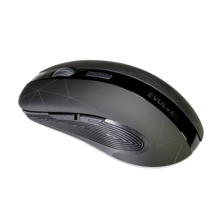 EVOLVEO WM430/Herná/Optická/1 600 DPI/Bezdrôtová USB/Čierna